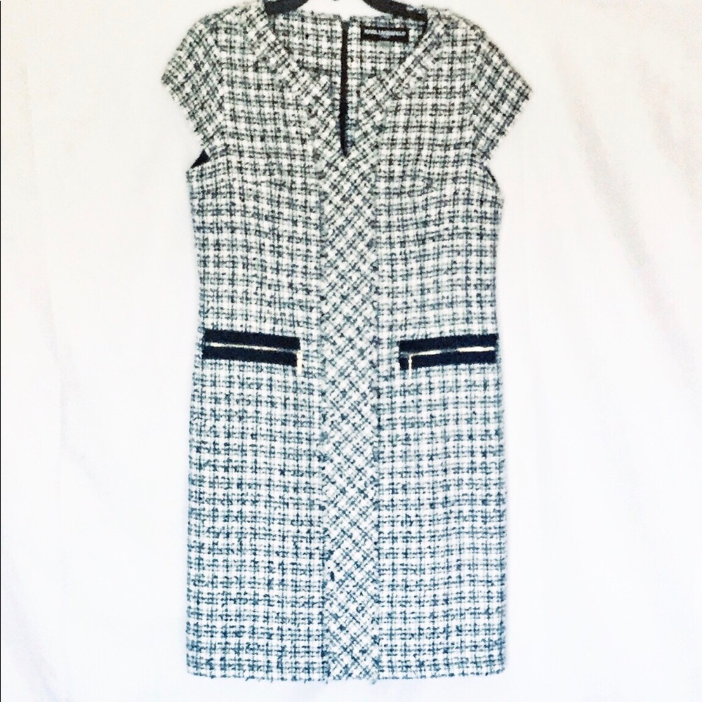 Karl Lagerfeld Beautiful Tweed Dress sz 12